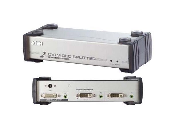 Aten VS162 Splitter for DVI og Lyd 1:2 DVI og Minijack kontakter | 1920x1200