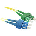 LinkIT fibersnor OS2 SC-APC/SC-UPC 1 m Duplex | SM | LSZH | Yellow