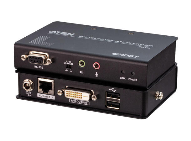Aten KVM Extender USB CE611 DVI-D, USBm, opptil 100m