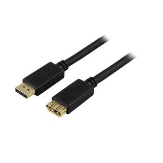 LinkIT DisplayPort 1.2 4K@60 Skjøt 4K@60Hz, svart kabel, versjon 1.2