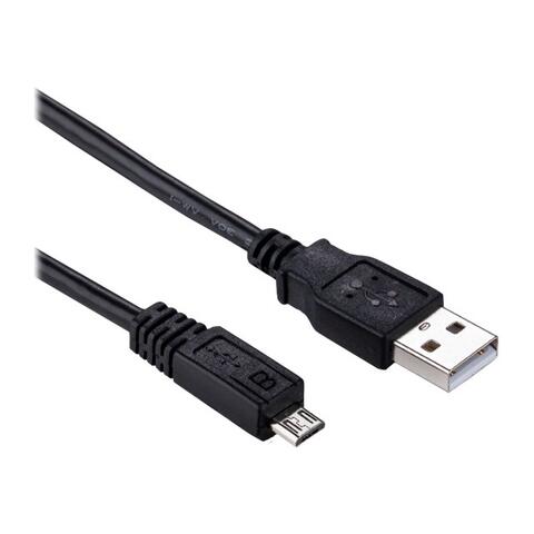 Elivi USB A til Micro B kabel 0,5 meter 2.0, Svart