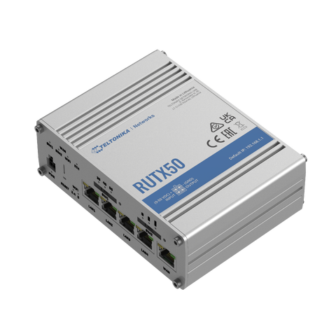 Teltonika RUTX50 5G Dual-Sim Router 5Gb Ethernet