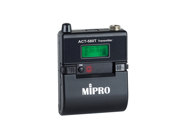 Mipro Trådløst sett ACT-5814A/580H/580T 5,8 GHz 4 kanals mottaker 2xhånd 2xlomme
