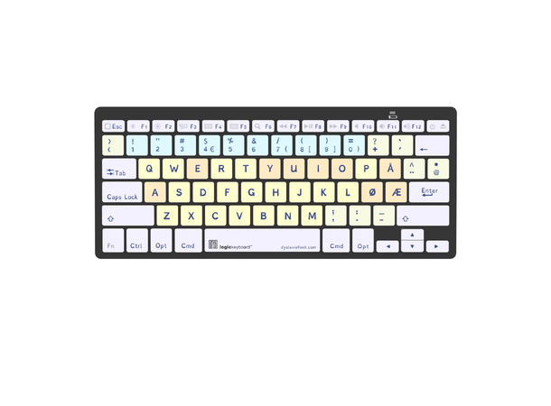 Logickeyboard Dyslexie BT Mac NO Mac Bluetooth Mini