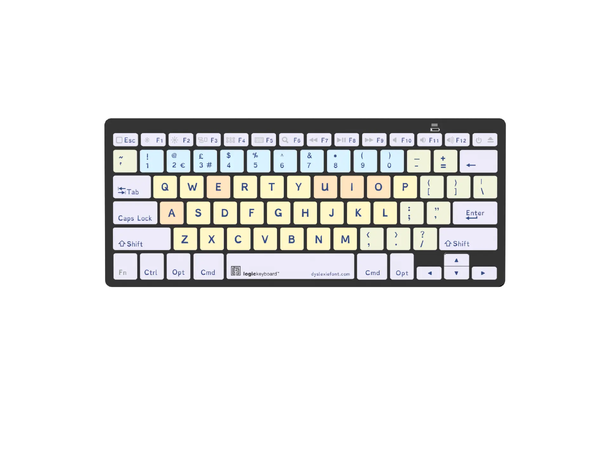 Logickeyboard Dyslexie BT Mac UK Mac Bluetooth Mini