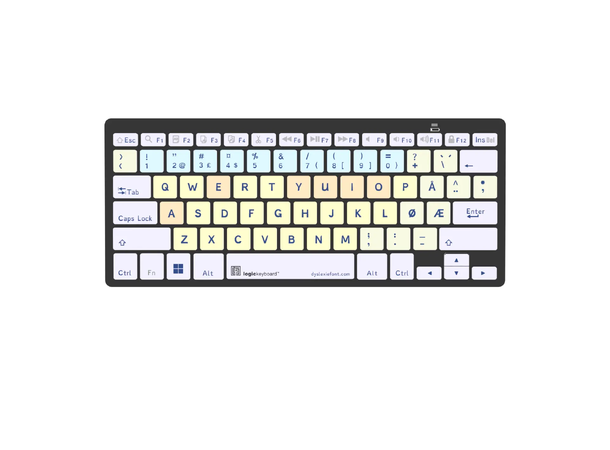 Logickeyboard Dyslexie BT PC NO PC Bluetooth Mini