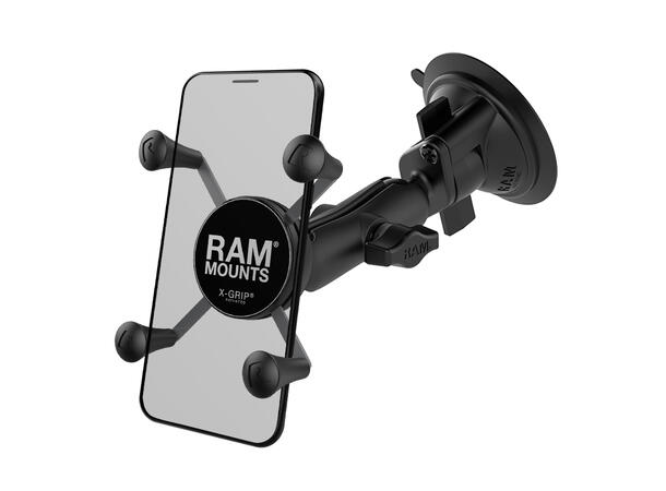 RAM Mount X-Grip holder med sugekopp For mobiltelefoner / iPhone