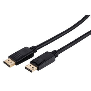 LinkIT DisplayPort 1.2 4K@60 0,5 m 4K@60, svart kabel , versjon 1.2