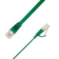 LinkIT Flat U/FTP Cat6a gr&#248;nn 1m AWG 32/7 | PVC | 1,85x6mm