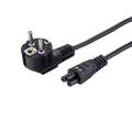 LinkIT Power Cable CEE 7/7-C5 black 2m Angled Schuko to C5 | 3x1.00mm&#178; | LSZH