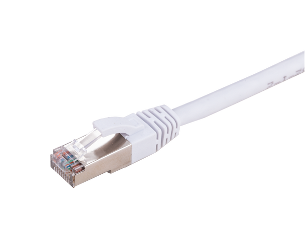 LinkIT S/FTP Patch Cat6a white 7m AWG 26/7 | LSZH | Snagless 