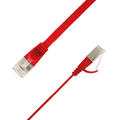 LinkIT U/FTP Cat.6A Flat Red 3m Patch | PVC | 1|85x6mm | 32AWG