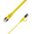 LinkIT U/FTP Cat.6A Flat Yellow 0.3m Patch | PVC | 1|85x6mm | 32AWG