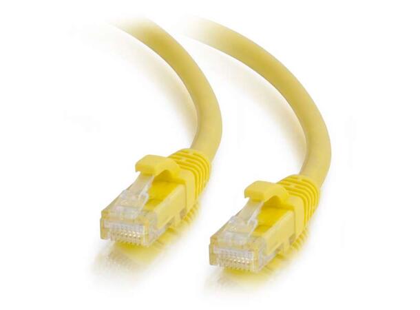 LinkIT U/UTP Patch Cat6 yellow 0.3m AWG 24 | LSZH | Snagless 