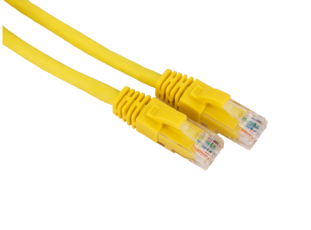 LinkIT U/UTP Patch Cat6 yellow 20m AWG 24 | LSZH | Snagless 