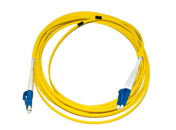 LinkIT fiber patch OS2 LC/LC 15m Duplex | SM | LSZH | Yellow 
