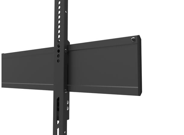 M Motorized Floormount Dual Screen incl cabinet & cam-shelf 120kg 