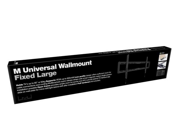 M Universal Wallmount Fixed Large Black 