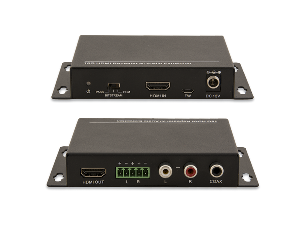 Stoltzen SHAD3 HDMI in - HDMI + RCA + COAX + BAL.Audio 