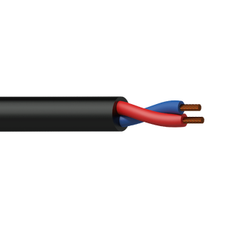 Procab H&#248;yttalerkabel BLS225/1 2x2.5mm&#178; 100M Sort