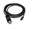 Stoltzen ThinFlex USB-C - HDMI  2 m 4Kx2K@60Hz | OD 4,5mm | Soft | Black