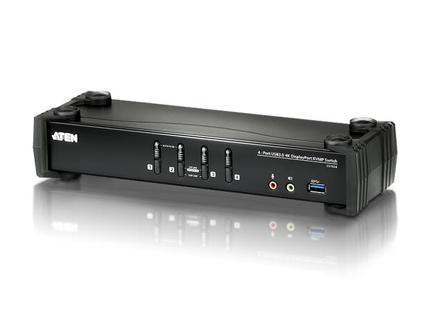 Aten KVM  4-PC 1-User CS1924 USB 3.0 | Displayport 1.2 | 4K 