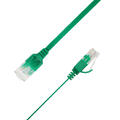 LinkIT Flat U/UTP Cat6a gr&#248;nn 2m AWG  34/7 | PVC | 1x4mm