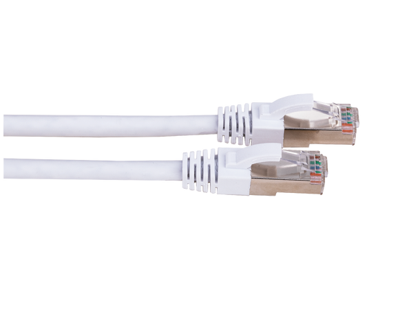 LinkIT S/FTP Patch Cat6a white 20m AWG 26/7 | LSZH | Snagless 