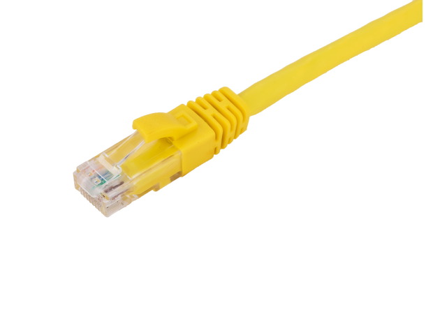 LinkIT U/UTP Patch Cat6 yellow 1.5m AWG 24 | LSZH | Snagless 