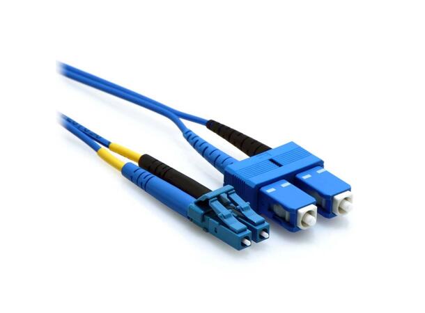 LinkIT fiber patch OS2 LC/SC 10m Duplex | SM | LSZH | Blue 