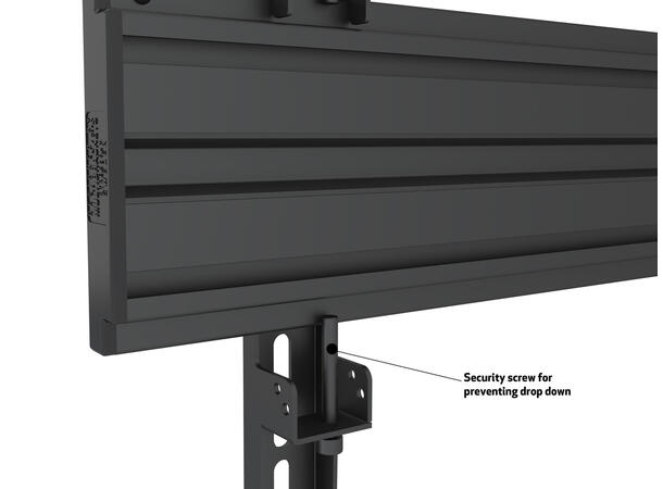 Multibrackets Pro Series - Side by Side with brackets 65" 