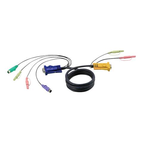 Aten KVM Cable PS/2 1,8m 2L-5302P HDB VGA | PS/2 | Audio