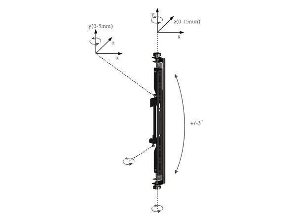 Multibrackets Pro Adjustable arms 400 