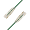 LinkIT SlimPatch U/UTP Cat6a gr&#248;nn 1m AWG 28/7 | LSZH | 3,6mm