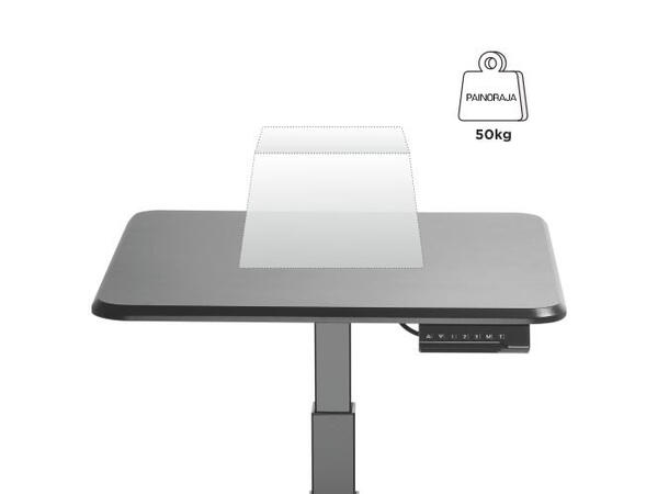 KENSON GetUpDesk Single Electric Height-Adjustable Desk | White 