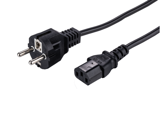 LinkIT Power Cable CEE 7/7-C13 black 5m PVC | 3 x 1.00 mm² | straight 