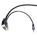LinkIT SVGA/XGA cable M-M w/audio 5m AWG 28 1920x1200@60Hz