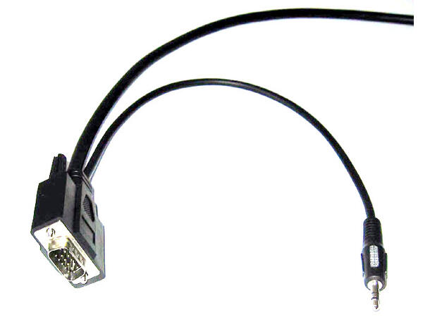 LinkIT SVGA/XGA cable M-M w/audio 5m AWG 28 1920x1200@60Hz 