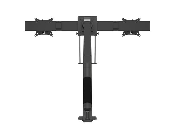 Multibrackets VESA Gas Lift Arm Single B lack w. DuoCrossbar 
