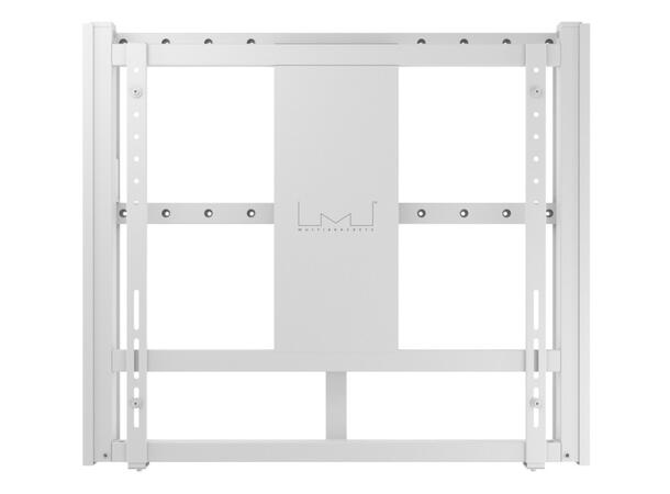 Multibrackets Veggfeste motorisert 80Kg 50 cm høydejustering, 42-110", hvit 