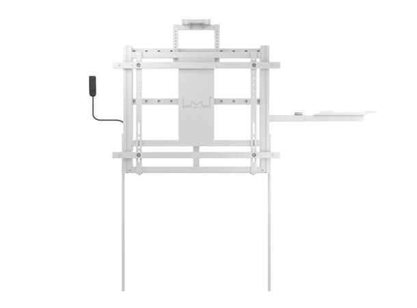 Multibrackets Veggfeste motorisert 80Kg 50 cm høydejustering, 42-110", hvit 