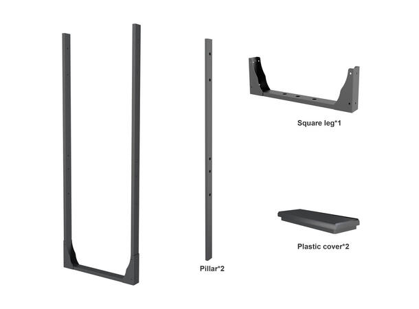 Multibrackets Gulvstativ OM55N-D Svart, 80 Kg, for Samsung OM55N-D 