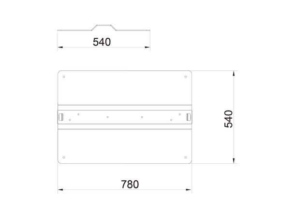 Multibrackets Gulvbase OM55N-D Svart, 60 Kg, for Samsung OM55N-D 