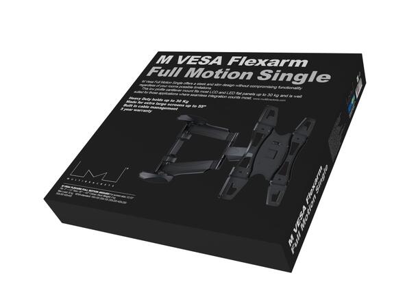 M VESA Flexarm Full Motion Single, 400x400 