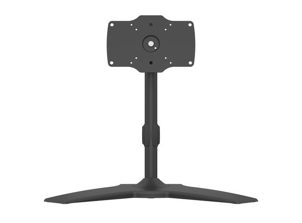 Multibrackets bordstat, deskmount single Sort, Maks VESA 200x100, 15 kg pr skjerm 