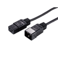 LinkIT Power Cable C19/C20 black 1m male-female | LSZH | 3 x 1.5 mm&#178; H05VV-F