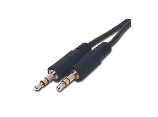 Linkit audio cable minijack 3.5mm m/m 1m High Quality. Straight plug at both ends 