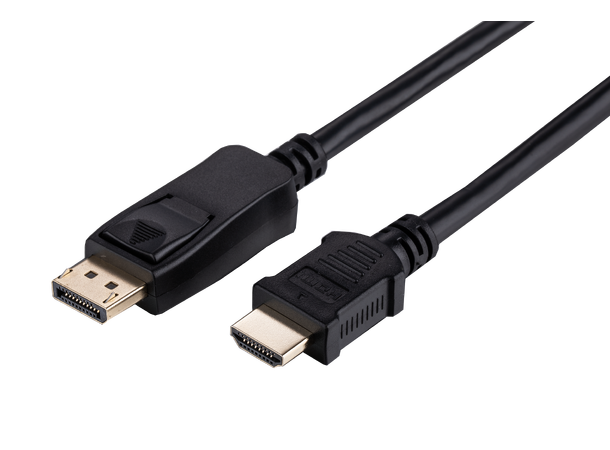 LinkIT Displayport to HDMI w/audio 1m 4K x 2K@30Hz 28 AWG Black 