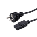 LinkIT Power Cable CEE7/7 - C15 black 1m LSZH | 3x1.00 mm&#178;