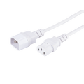 LinkIT Power Cable C13/C14 White 1m PVC | 3 x 1.00 mm&#178;